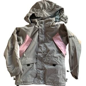 EUC Allyance hooded snowboarding, skiing jacket Girls Medium